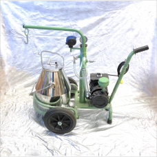 Basic Lubricated Portable Milker With SS Bucket