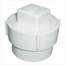Sch 40 PVC Clean out adapter complete with plug  2