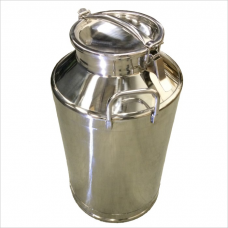 100lb SS bucket with cover