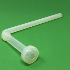 Silicone liner with long bend - goats