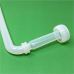 Silicone liner with integral bend -sheep