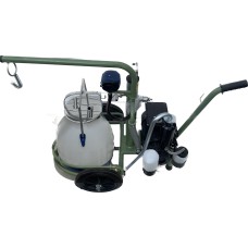 Basic Lubricated Portable Milker w/ Eco Bucket