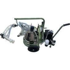 Portable Lubricated Milker for 2 Goats w/ SS Bucket