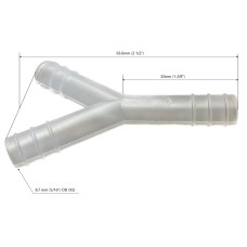 Air Y-piece - Plastic Air Y-piece - Plastic